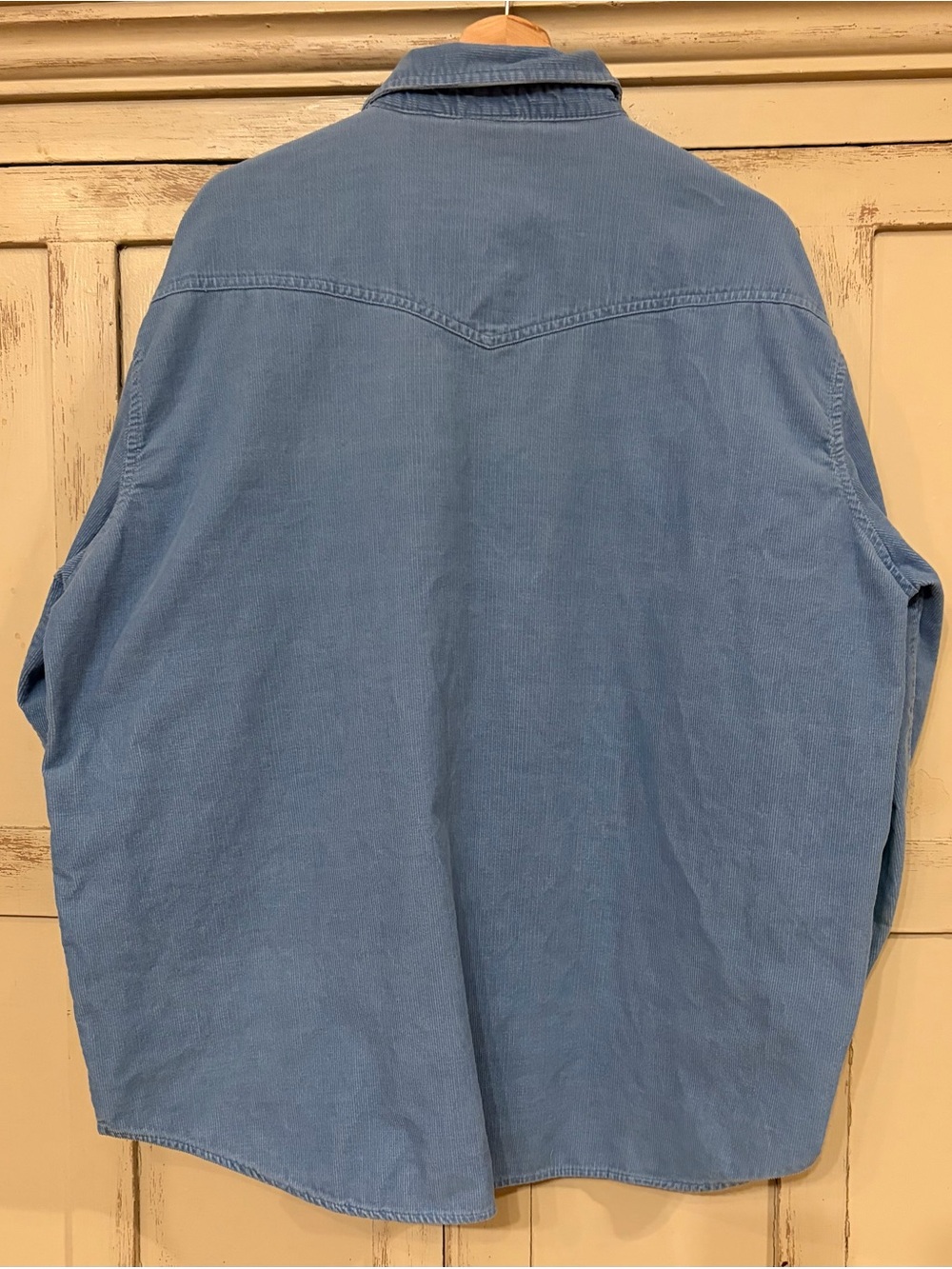 Vintage Disney Winnie the Pooh Blue  Embroidered Corduroy Button Down‎ XL - Picture 3 of 5